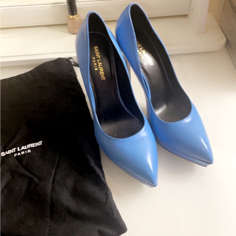 Saint laurent leather pumps